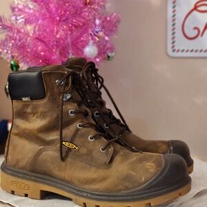 Keen Men's Leather Brown Boots